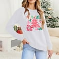thumbnail image 6 of Neewe Women's Oversized Sweatshirt Christmas Crewneck Long Sleeve Casual Loose Pullover Tops, 6 of 8