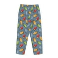 thumbnail image 5 of Xecao Fruit Ice Cream Women's Straight Lounge Pajama Pants: The Epitome of Relaxed Sleepwear, 5 of 9