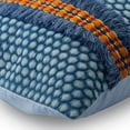 thumbnail image 2 of Decorative Blue Lumbar pillow&nbsp;Sofa, 12x22 inch (30x55 cm) Denim Pillow Covers, Throw Pillow Covers with Hexagon, Geometric Pattern Throw Pillows, Modern Style Pillowcase - Denim Mood, 2 of 3