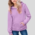thumbnail image 2 of Godom Girls Sweatshirts Long Sleeve with Pocket Girl Hoodies Casual Fashion Fall Winter Clothes, 2 of 5