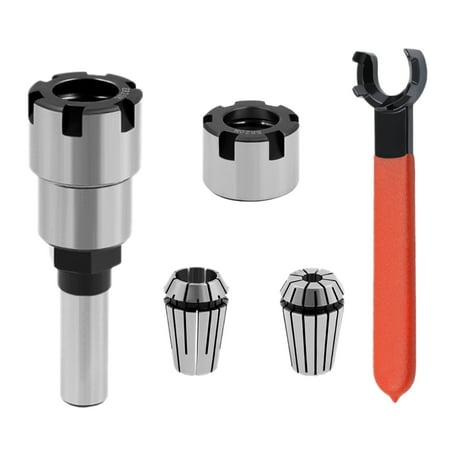 

ER Type Spring Collet Hand Tool Sets Woodworking Easy Use Carbon Steel