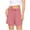Pink, variant on TAGOLD Womens Summer Summer Shorts Pants,Women's Summer Fashion Casual Elastic Waist Solid Bandage Pocket Short Pant
