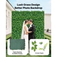 thumbnail image 2 of VEVOR Artificial Plant Wall, 4 PCS, Each Panel 2 x 8 ft Artificial Boxwood Panels, Sun Protection Greenery Backdrop Privacy Hedge Fence, Fake Grass Screen for Wedding, Indoor, Outdoor Garden, Backya, 2 of 9