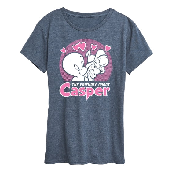 Casper the Friendly Ghost - Casper And Wendy Love - Women's Short Sleeve Graphic T-Shirt