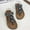 Black, variant on Dpytoraw Summer Girls' Large Sized Casual Open Toe Floral Slip On Cork Lightweight Beach Sandals Flip Flops Girls Sandals For Beach Size 3-3.5 Years