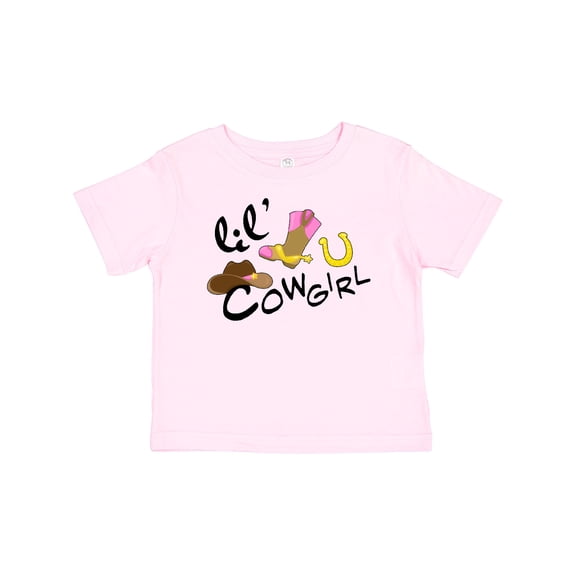 Inktastic Lil' Cowgirl Girls Baby T-Shirt