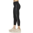 thumbnail image 2 of Reebok Women's and Women's Plus High-Rise Capri Leggings with Back Pocket, 22'' Inseam, Sizes XS-4X, 2 of 4