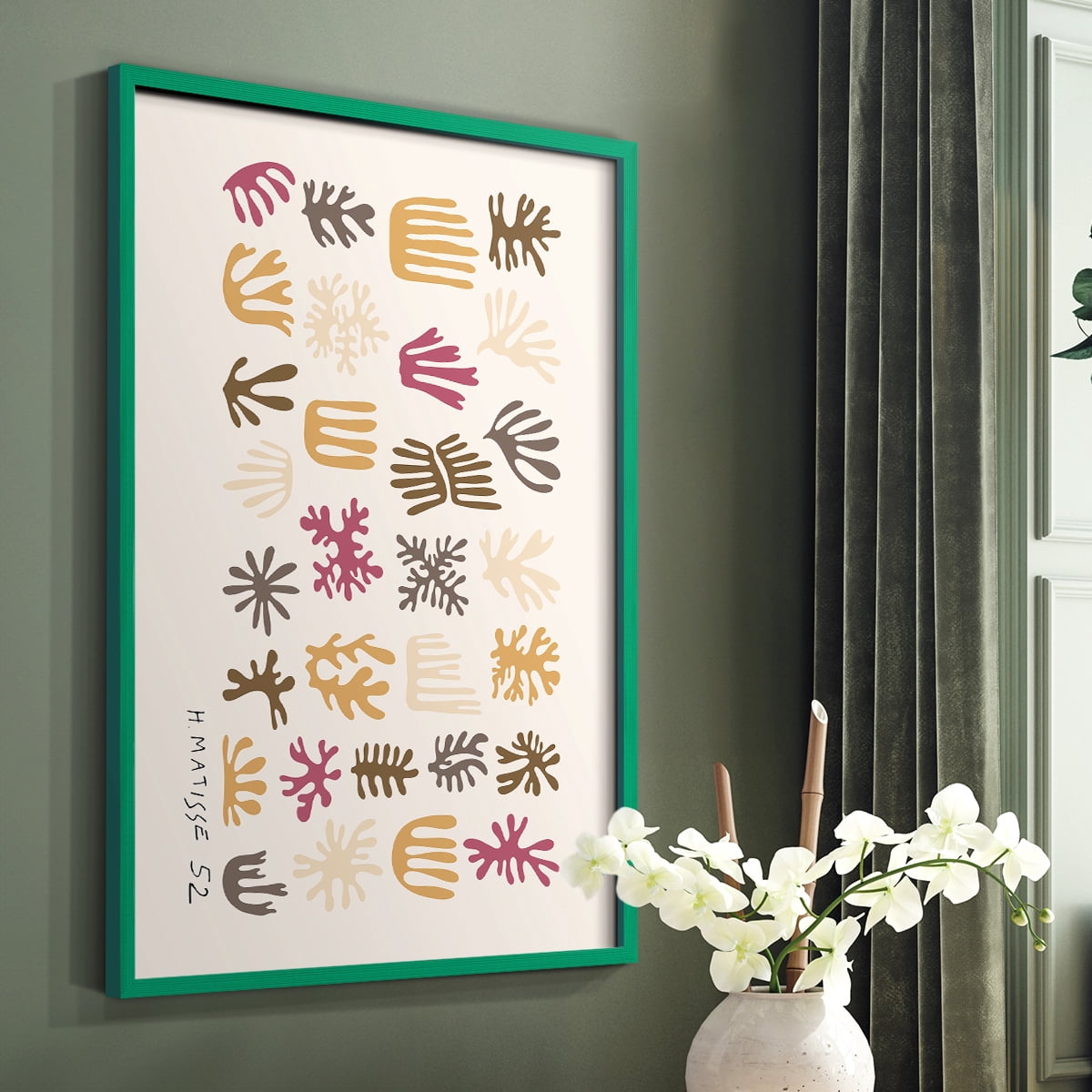 Matisse CCLXVI in Solid Wood 11 x 14 Framed Print