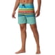 thumbnail image 4 of INSPIRAR CHIC Pantalones de baño a rayas con cordón para hombres, bloque de color, 36 Verde, 4 of 6