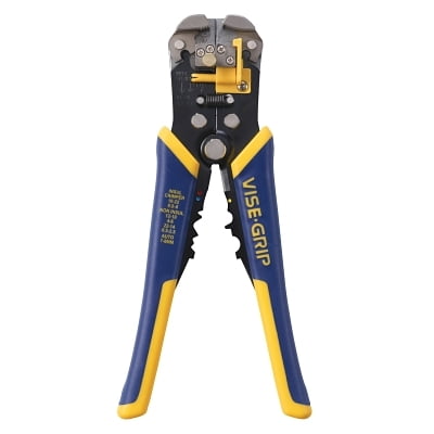 

Self-Adjusting Wire Stripper 8 In 10-24 Awg Blue/Yellow Handle Cushion Grip | Bundle of 5 Each