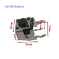 thumbnail image 2 of Teclas de Repuesto SZLG 10X Botones LB RB para Xbox 360 y One, 2 of 3
