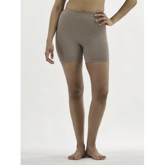 No Boundaries Cotton Stretch Ribbed Boxer Short Panties, Women's XS-XXXL