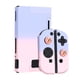 thumbnail image 1 of Reemplazo de la cubierta de la consola de la carcasa del agarre de la funda protectora de la PC del color degradado para el interruptor de Nintendo Inevent EL5713-02B, 1 of 7