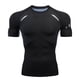 thumbnail image 1 of Camiseta deportiva de manga corta transpirable para hombre, absorbente del sudor, de secado rápido, paquete de fitness, camiseta ajustada con músculos, 1 of 5