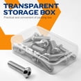 thumbnail image 4 of SURJDE (25 PCS) M6-1.0 x 40mm Button Head Socket Cap Screws Metric, 304 Stainless Steel, Allen Socket Drive, Full Thread, Machine Thread, 4 of 7
