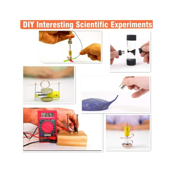 Disc Magnets Cylinder 1/2x1/4 12x6 - Round Strong Magnet Sticker Fastener Pins Holder (10 Pack)