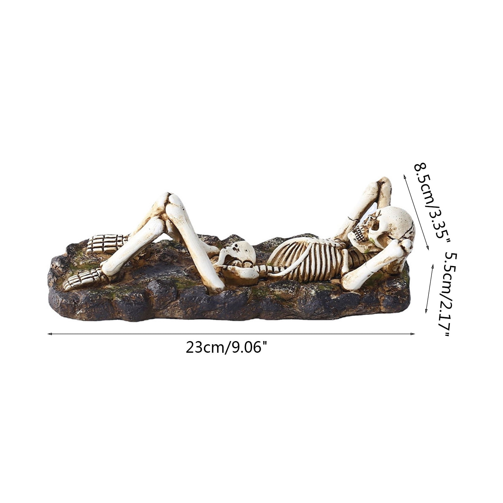 Skull Incense Holder for Creative Ghost Incense Stick Tray Aromatherapy Stand