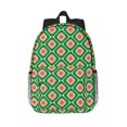 thumbnail image 1 of Lukts 60s and 70s Style Pattern 15 Inch Student Backpack, Waterproof Laptop Backpack with Adjustable Shoulder Straps, Lightweight Travel, Campus Backpack, Unisex, 1 of 6