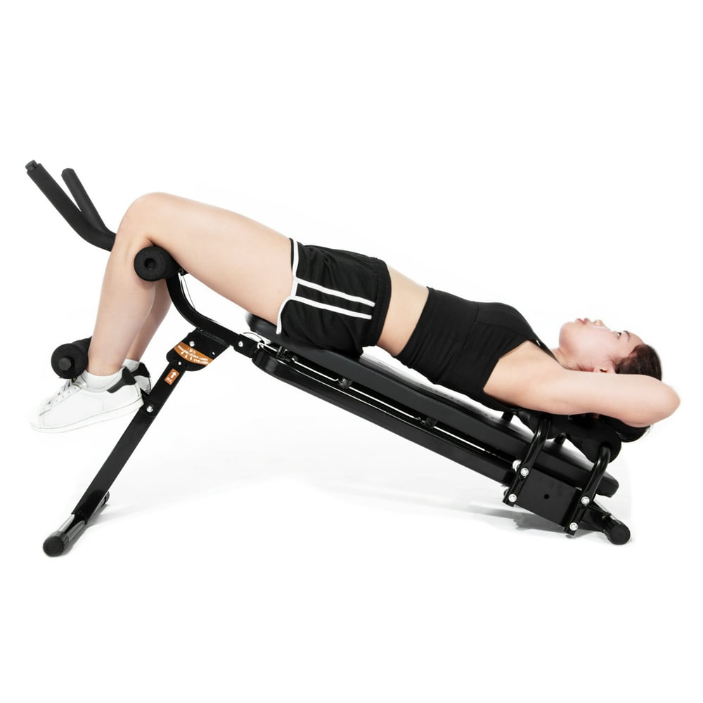 Folding Workout Bench Situp Bench 2 in1 Ab Sit Up Bench 3 Levels