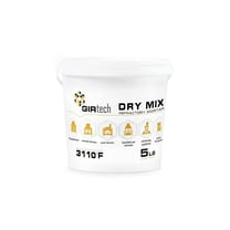 GIRtech Refractory Cement Dry Mix Mortar 5 LB 3110 Degree °F High Temp Heat Resistant Mortar for Repairing & Masonry, Fire Brick Lining Fire Pit, Fireplace, Kiln, Furnace, Forge