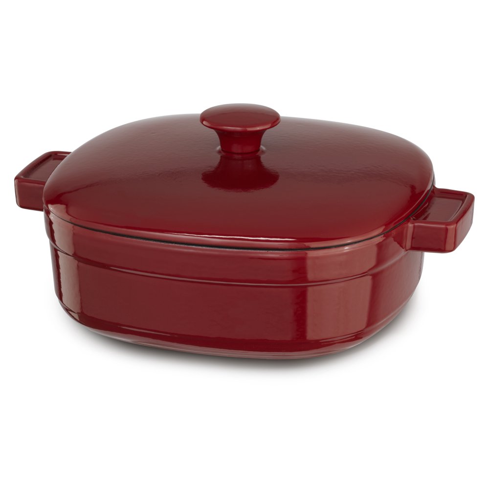Kitchenaid Streamline Cast Iron 4Quart Casserole, Empire Red