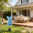thumbnail image 5 of 29.5" Easter Bunny Decorations Moss Bunny Shaped Topiary Trees with Ground Spike Artificial Moss Rabbit Topiary Faux Plants Outdoor for Easter Party Indoor Outdoor Garden Decor, 5 of 9
