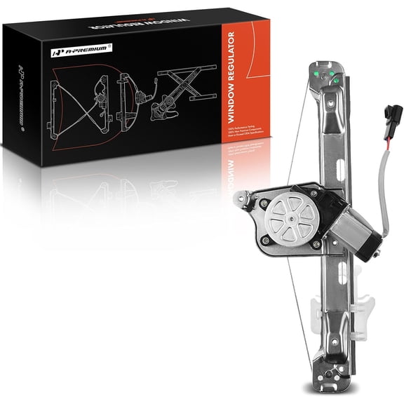 A-Premium Power Electric Window Regulator with Motor Compatible with Chevrolet Malibu 2004-2005 Rear Right Passenger Side