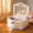 white/purple-medium, variant on Musical Box-medium Ballerina Chest With Mirror For Storswan Lake Tune Giftmas Birthday Year And All Holidays- (white/purple)