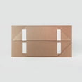 thumbnail image 3 of Geoto 11"x11"x5.08" Medium Square Size Luxury Rigid Foldable Magnetic Closure Collapsible Gift Packaging Boxes(Kraft with Ribbon), 3 of 5