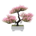 thumbnail image 1 of Plantas artificiales bonsái para decoración de habitación, árbol bonsái falso para decoración del hogar, estantería interior, escritorio de oficina, baño, decoración de granja, 1 of 5
