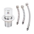 thumbnail image 2 of Bathroom Shower Mixer Valve, Hot and Cold Water Mixing Valve Rugged Versatile Flexible Control High Strength with Hose for RV Motorhomes, 2 of 7