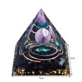 thumbnail image 2 of Pirámide de orgonita Cristales curativos Chakra Piedras de meditación (Sagitario) Ehuebsd Libre de BPA, 2 of 6