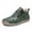 Green, variant on Men's Ankle Boots - Fashion Flat Side Zipper Casual Shoes Unisex On Comfortable Footwear with Durable Sole for Daily Wear and Outdoor Activities