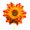 Orange, variant on OIUR Sunflower Pinwheel 3-Tier Sunflower Garden Wind Spinner Ground Insert Yard Decor Windmill for Patio Lawn Decoration