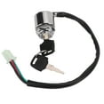 thumbnail image 3 of Ignition Switch, Ignition Starter Switch Rugged 4 Wire Reliable Professional Abrasion Resistant With 2 Keys For 50cc 70cc 90cc 110cc 125cc 250cc ATV Quad ANGGREK Key Ignition Switch, 3 of 8