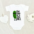 thumbnail image 2 of Cute Pickle Baby Clothes - I'm A Big Dill Clothes - Cute Baby Clothes - Funny Baby Clothes, 2 of 4
