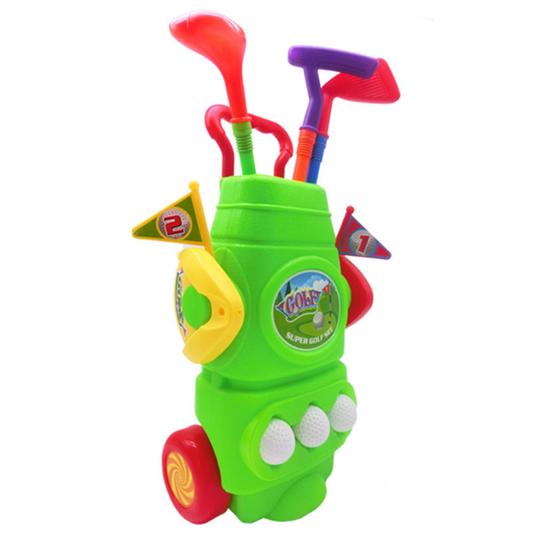 11Pcs Gift Box Plastic Golf Sports Toy Set Kids Golf Game