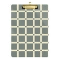 thumbnail image 6 of ALAZA Plastic Clipboard A4 Letter Size Decorative Clipboards for Students Women Men 9" x 12.5" Checkered Grid-d7, 6 of 6