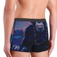 thumbnail image 3 of Uemuo Starry Sky Meditating Chimpanzees Pattern Men's Boxer Briefs,Trunk Anti-Chafing,Comfortable, Durable, and Stylish Underwear-Small, 3 of 9
