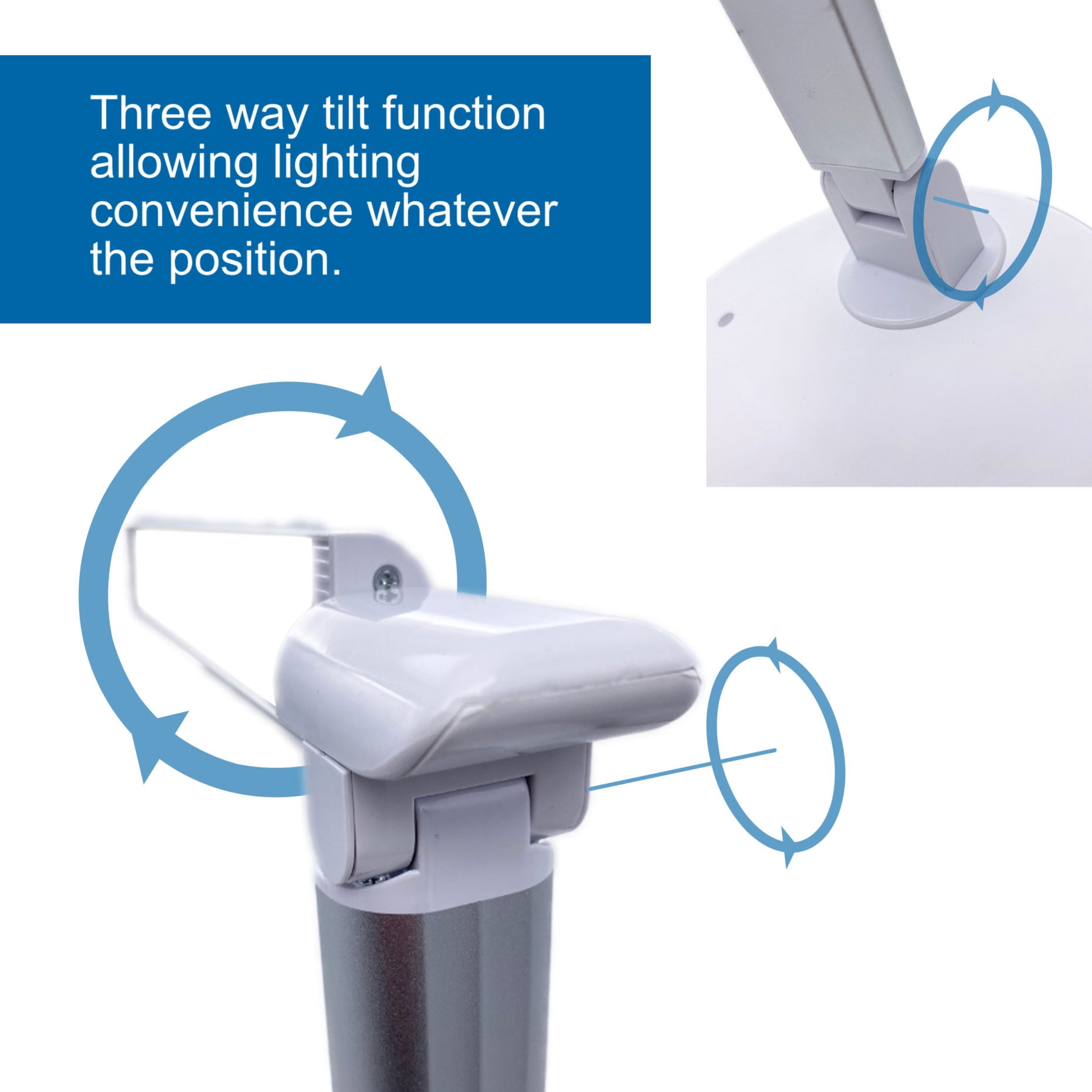 Viribright® LED Desk Lamp w/ Touch Controls & USB Charge Port