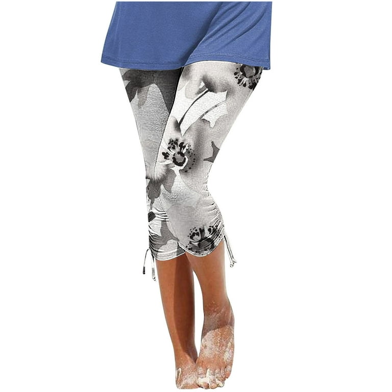 White capri leggings clearance walmart