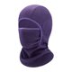 thumbnail image 1 of Pasamontañas para niños, capucha, máscara de esquí, suave, resistente al viento, cálido, térmico, gorro de invierno, cara completa Morado oscuro, 1 of 9