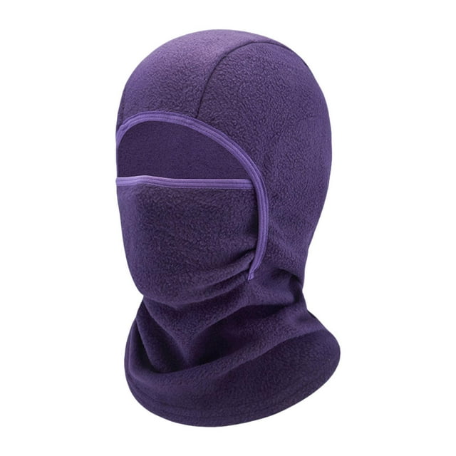 S SERENABLE Kids Balaclava Ski Soft Lightweight Warm Thermal Fleece Face Dark