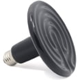 thumbnail image 2 of czcpp-250 Watt Pet Ceramic Heat Lamp, Pet Infrared Bulb Emitter Lamp No Harm No Light Heat Bulb for Brooder Coop Chicken Lizard Turtle Snake Aquarium, Black, 2 of 4