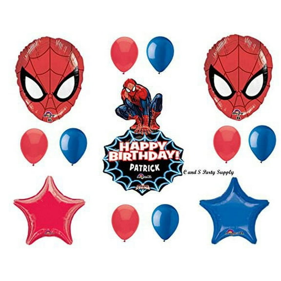 SPIDER-MAN PERSonALIZED Birthday Party Mylar BalloonS Decorations Supplies Movie by Anagram