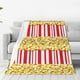 thumbnail image 1 of Balery Popcorn Manta de Felpa Suave y Acogedora – Cobija de Franela Aterciopelada para Cama, Lavable y Cálida para Sofá, Mascotas, Transpirable-40"x30", 1 of 7