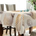 thumbnail image 5 of Yayeee Tablecloths 60" x 60" Rectangle Wrinkle Resistant Party Table Cover, Beige Watercolor Seashells, 5 of 8