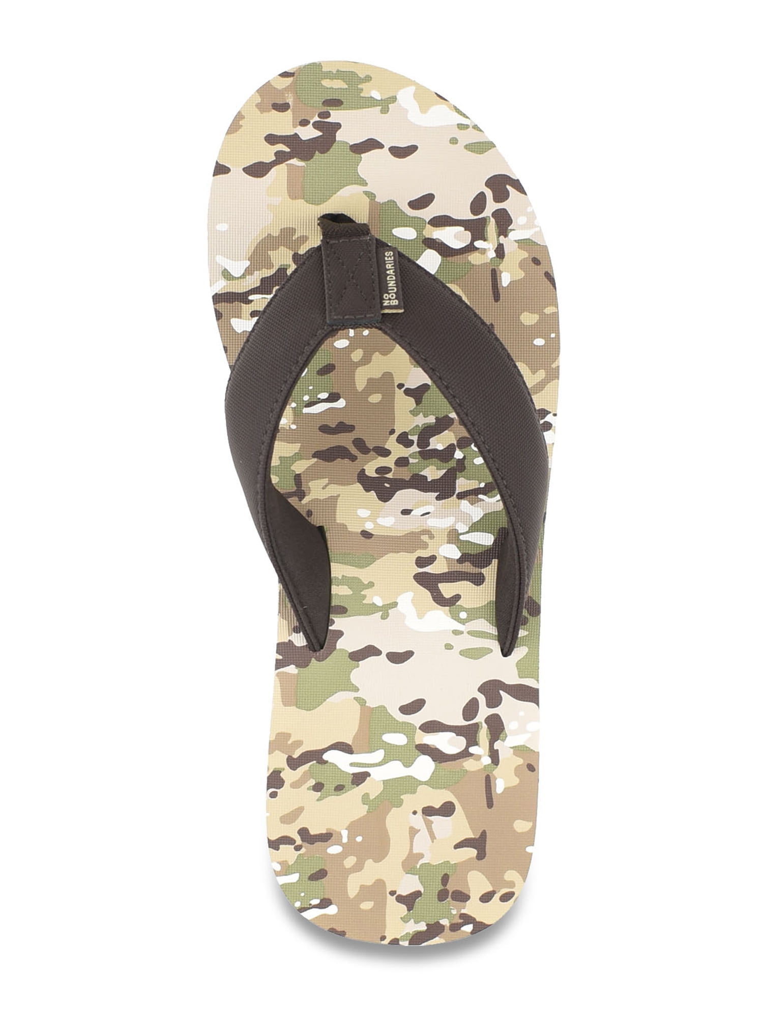 No Boundaries Men's Beach Flip Flop Sandals