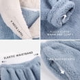 thumbnail image 5 of Outfits for Women Thickened Cozy Solid Lapel Long Sleeve Top And Cuffed Trousers 2 Piece Loungewear Women's Clothing Sets L, 5 of 8