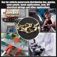 thumbnail image 4 of Adaptador de Desconexión Sin Soldadura Sin Aislamiento, Pestaña Macho de 1/4 de Pulgada, Conector de Desconexión Rápida, Kit de Terminales Eléctricos 25 Piezas, 4 of 5